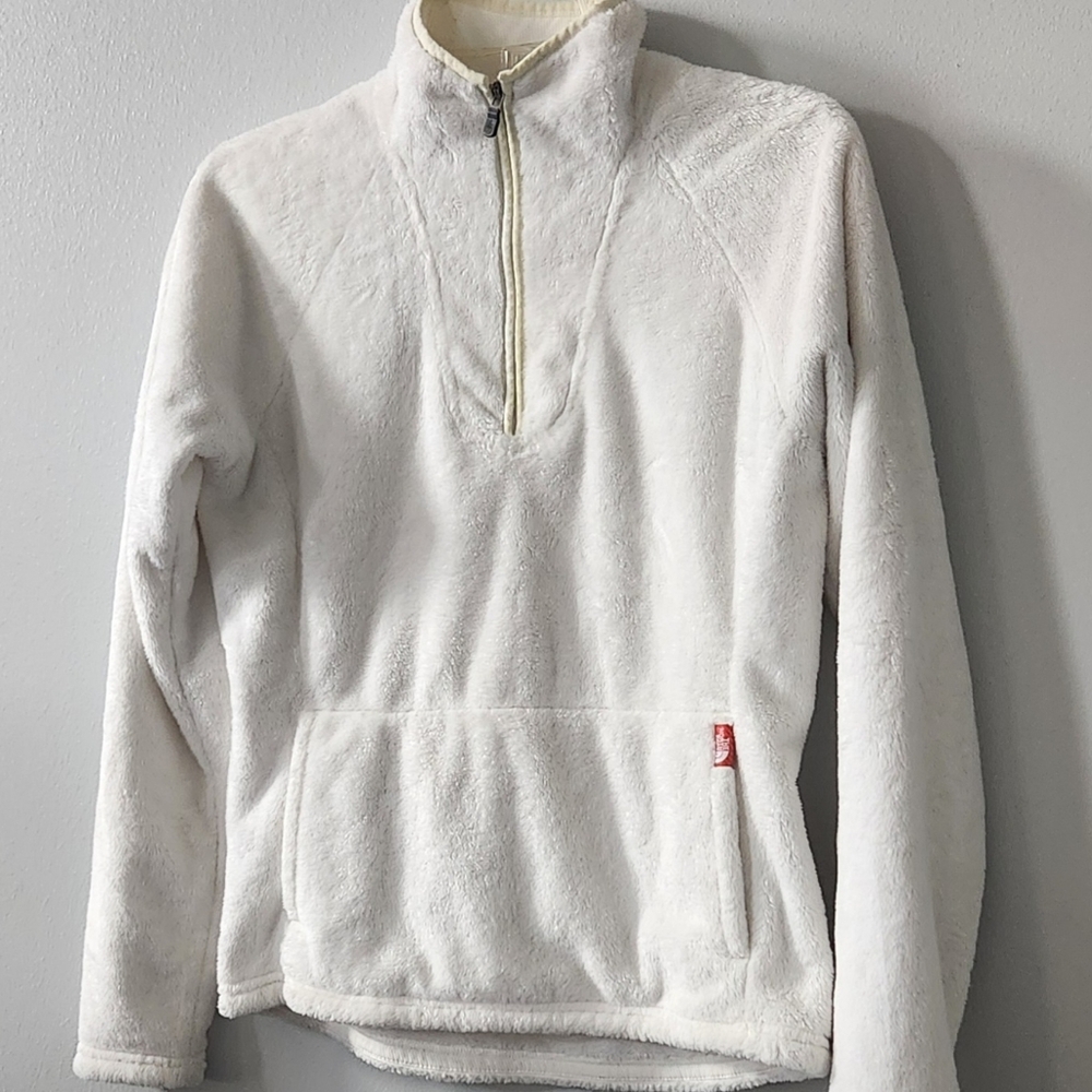 The North Face Osito High Pile Raschel White Fleece Women's Jacket Excellent